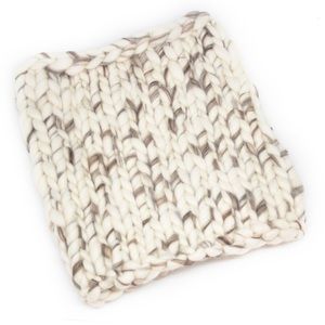 NWT Mischa Lampert Regular Snood White Gray